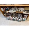 Image 2 : paint brushes, paintbrush, organizers, music boxes, and variety of paints