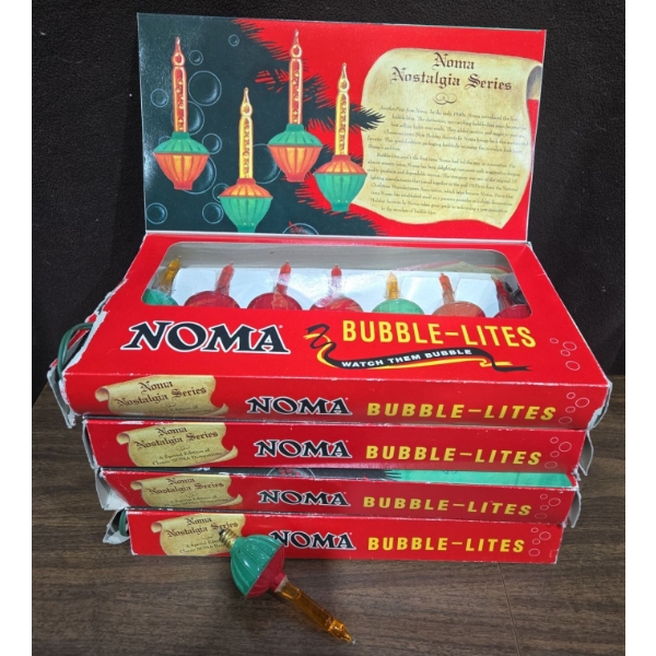 Noma Bubble-Lites Collection (4- Some New Looking) 
