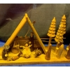 Image 2 : Hand Carved Art Nuovo Nativity Scenes 10L