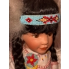 Image 6 : Porcelain Indigenous Dolls, 3 Pcs, Lovely Beaded Details, 22T 