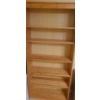 Image 4 : Light Finish MDF Desk 47 W, 29 H, 23 D and 6 Shelf Bookcase 36 W, 80 H, 12 D
