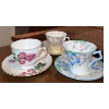 Image 10 : English Bone China Teacup Trios