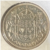 Image 2 : 1946 Canadian 50 Cent Coin 92.5% Silver 11.62 Grams