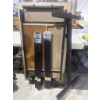 Image 1 : Disassembled Black Metal Table Frame With Wooden Components