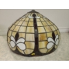 Image 1 : Tiffany style lampshade with flowers - 19W, 11T 