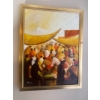 Image 1 : Marketplace Painting By Thomas Ghondi 18x29