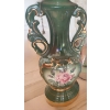 Image 2 : Ceramic Vase Lamp 28 T, Copper Kettle, Pitcher 12 T, Crystal Basket 7.5 T and More! 