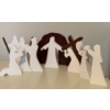 Image 4 : Dolci Italy - Clay Nativity Scene 7T w/ Hand Carved Easter Scenario 