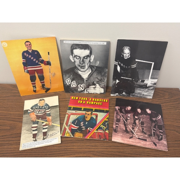 New York Rangers And Americans Hockey Photo Collection