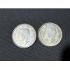 Image 2 : 1944 & 45 Silver Canadian Half Dollars