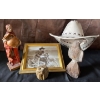 Image 1 : Western Themed Collection - Cowboy Hat Hand Carved Figurines & More 10T