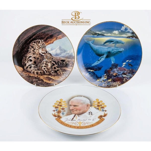 Collectible Plates , Portrait Plate of HIS HOLINESS POPE JOHN PAUL II 