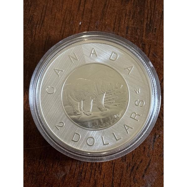2023 $2 Tribute: W Mint Mark Polar Bear - Pure Silver Coin
