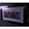 Image 2 : Framed Art Print Titled Maidens with Black Wood Frame
