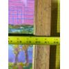 Image 8 : Judi Popham "Edmonton Skyline" Original Acrylic on Board Painting ( Measurements in Pictures)
