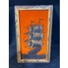 Image 2 : Rojas Pirate Ship Painting On Velvet