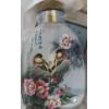 Image 1 : Artist: Jie Li Hua "Flowers and Birds" Wang Xisan Ji School Reverse Painting Snuff Bottle