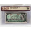 Image 4 : 3 Graded Canadian $1 1967 and 1973 Choice UNC Prefix: L/O 1867 - 1967 PA