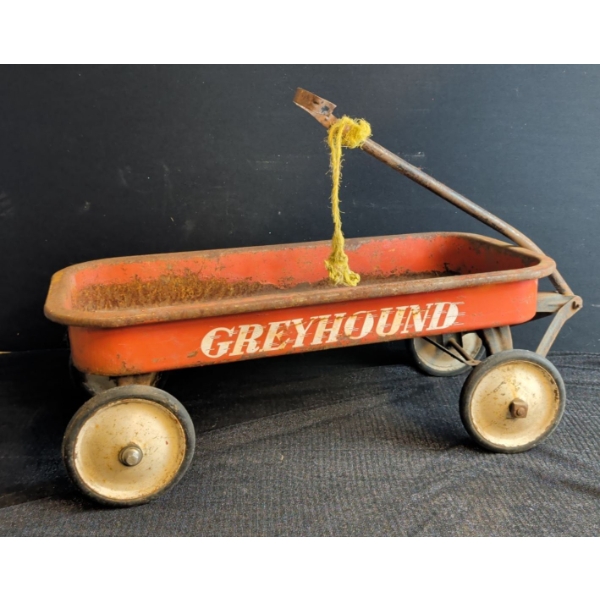 Antique Greyhound Wagon 50"Long 