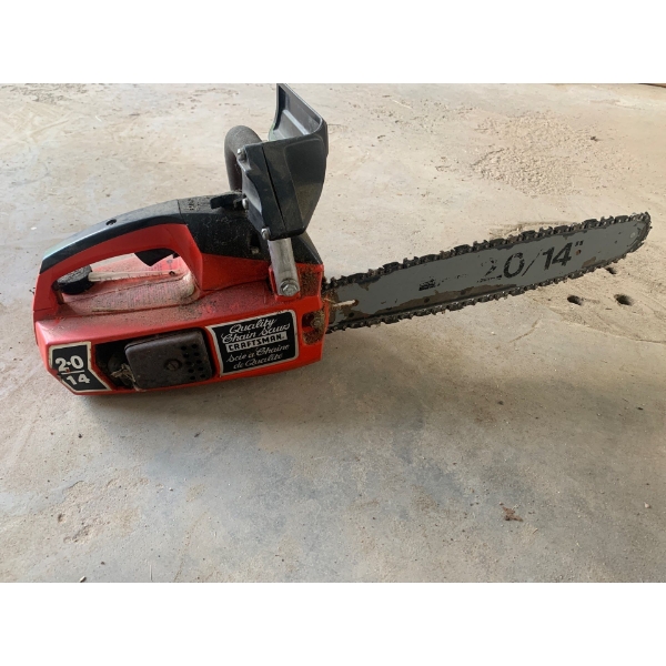 Craftsman Chainsaw Model 2.0/14