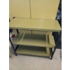 Image 3 : Storage and Furniture Lot with Shelving, Chair, and TV Trays