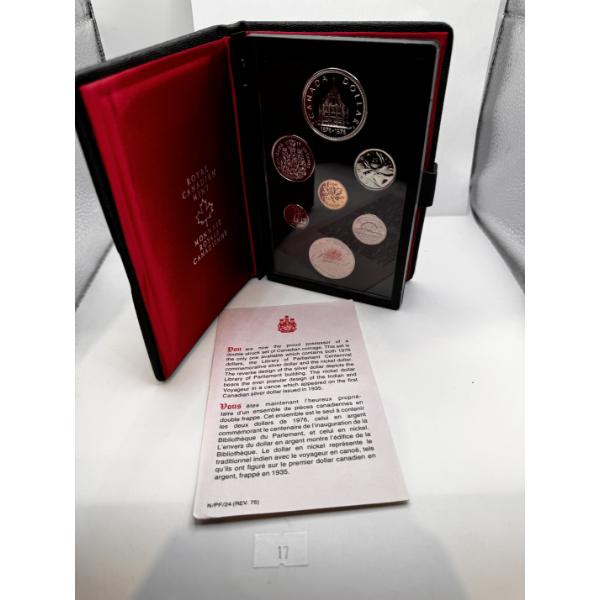 1976 Canada Specimen Double dollar set
