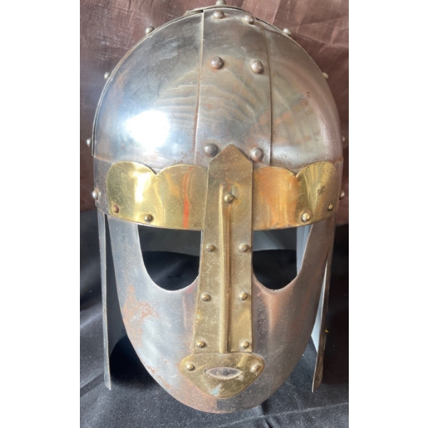 Medieval Sutton Hoo Helmut - Knights Anglo Saxon 9x15