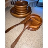 Image 7 : Enormous Potato Vessel w/ Lid Wood Salad Bowl Set & More