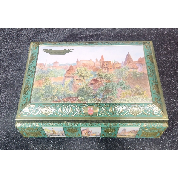 1998 E.Otto Schmidt Sweets and Honeys Collectible Chest Tin Storage Solution