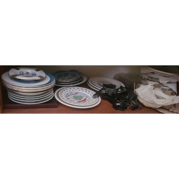 Assorted Plates- 6.5 to 10 " Diameter