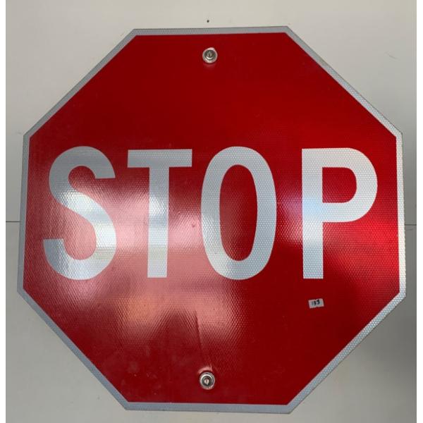 'STOP' Sign 24T Disassembly Required 