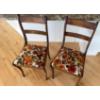 Image 1 : Pair of  Vintage Wooden & Cloth Chairs - 31T Each 