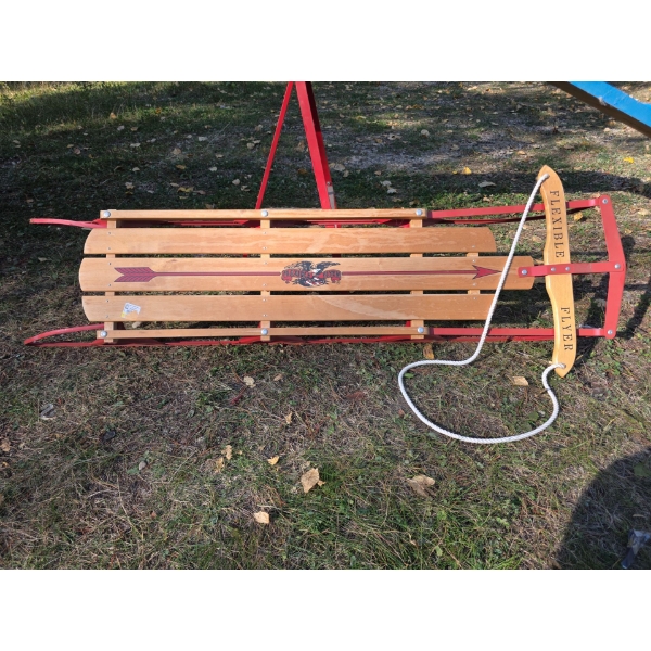 Antique Wooden Sled