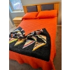 Image 1 : Teak  bedroom set with high-end quality double mattress and two side tables bedding not included.