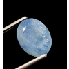 Image 3 :  ($6,345 Appraisal) - 4.7 ct Certified Med Blue Sapphire gemstone