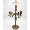 Image 2 : Brass Candelabras with 14-Inch Height Featuring Five Candle Holders Each