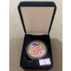Image 1 : 2000 U.S. Liberty Silver Eagle Dollar (.999 Fine Silver, 1 oz) in Display Case