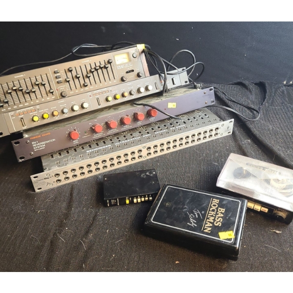 Teac GE-20 Graphic Equalizer, Furman Sound RV-1, Behringer PX2000, Bass Rockman and More!