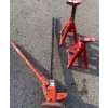 Image 1 : Heavy Duty High Lift Jack w/ Pair Of Jack Stands 