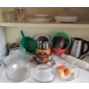 Image 1 : Kitchenware Lot Featuring Glass, Ceramic, and Metal Items