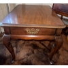 Image 4 : 2 Oak Dining Chairs w/ French Provincial End Table 25T & more 