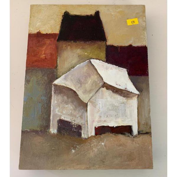 Joanna Drummond Oil On Board House 9 x 12