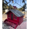 Image 3 : Delux Feathered Friend Amenities - Bird Bath Bird Bar Nut Bar Bird House & More
