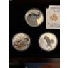 Image 1 : 2016 $20 Canadian Lynx Regal Red-Tailed Hawk The Baronial Bald Eagle  Pure Silver Coin
3 Coins Total