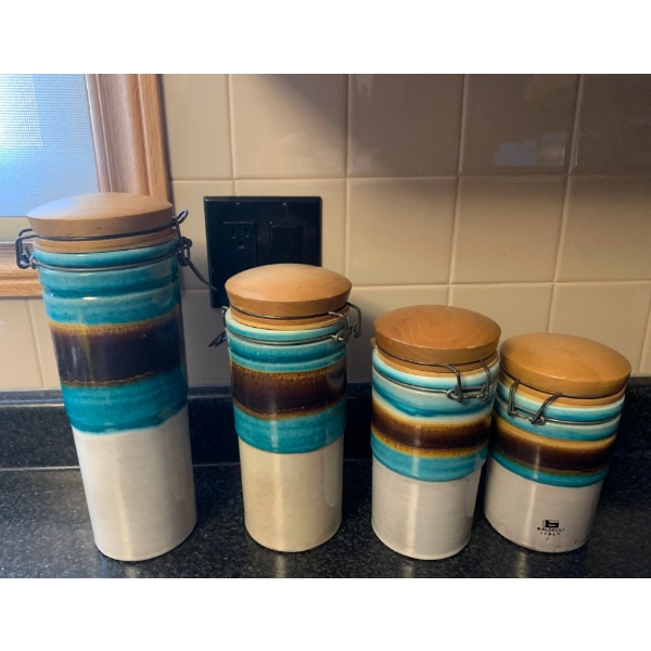 Stoneware Canister Collection 12T Baldeli Italy 