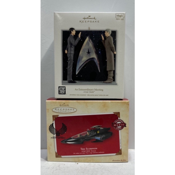 Star Trek - An Extraordinary Meeting, The Scorpion Hallmark Ornaments