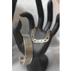 Image 4 : Stamped .925 Silver Bracelets and Necklaces with Sodalite, Druzy, Jade, Pearls, Jasper