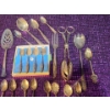 Image 3 : Collection of Lovely Silver Plated Utensils, Including Forest Flower Community Spoons