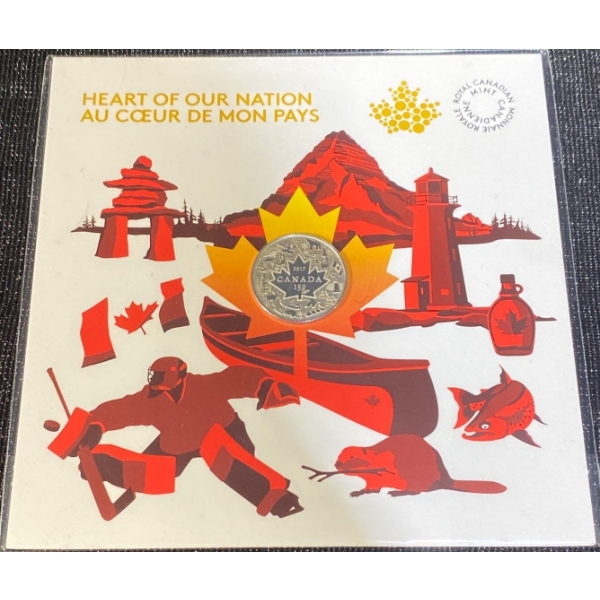 2017 $3 Heart of Our Nation Fine Silver Coin