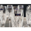 Image 4 : Set of 8 Marquis by Waterford Caprice Champagne Flutes and Set of 4 Crystal Flutes